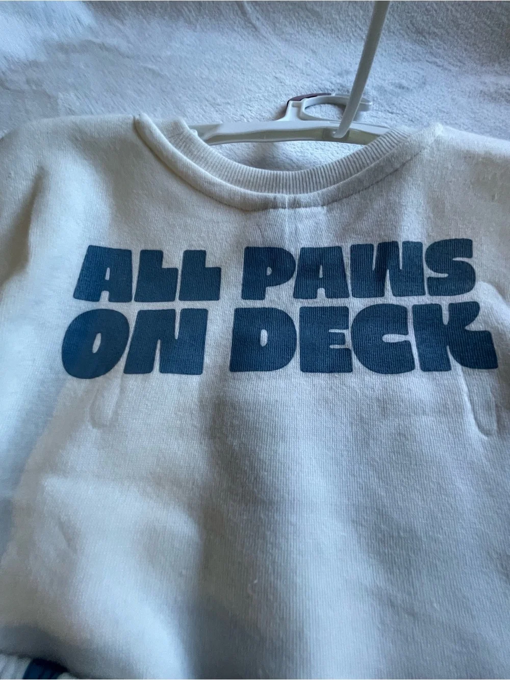 Carter's Cream Paw Patrol Pajama Set with Blue Accents